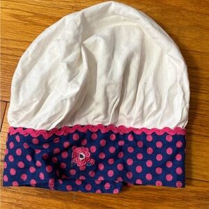 Polka Dot Chef Hat & Apron with Pink Trim